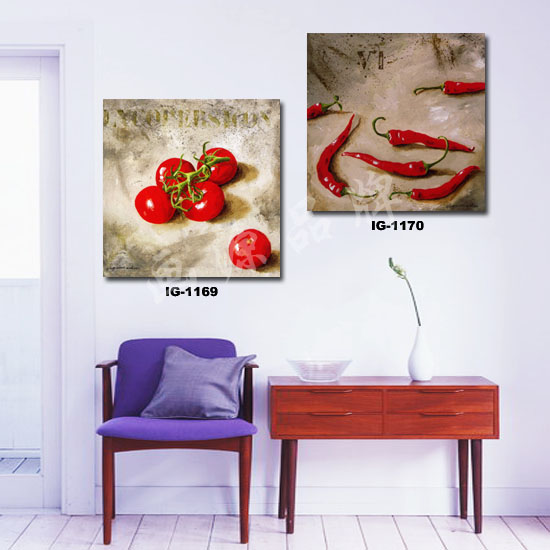 西红柿和红椒 无框画 装饰画 无框画 餐厅 餐厅装饰画无框画